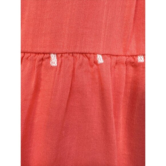 Old Navy Womens Tiered Sundress Size XS Coral Sleeveless Lined - Picture 4 of 12